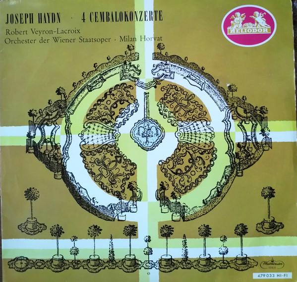 

LP Record JOSEPH HAYDN ROBERT VEYRONLACROI 4 Cembalokonzerte 479033 Heliodor 1960 Germany Classical Used
