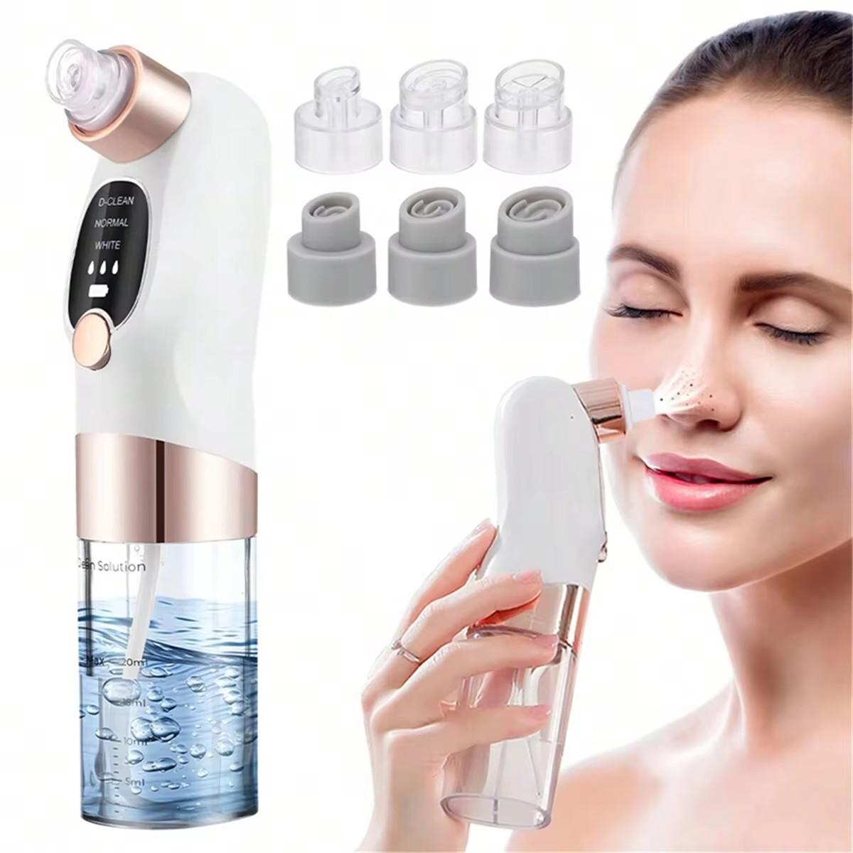 

Face Beauty Вакуумний очищувач пор обличчя, Засіб для видалення чорних цяток, USB-зарядка, Інструмент для очищення обличчя з циркуляцією води