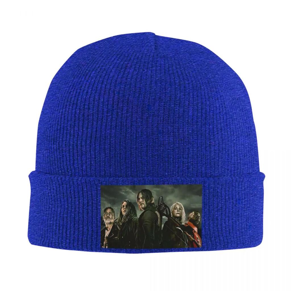 The Walking Dead Gaming Games Warm Knitted Cap Winter Knit Bonnet Hat Skullies Beanies Hip Hop Caps for Unisex
