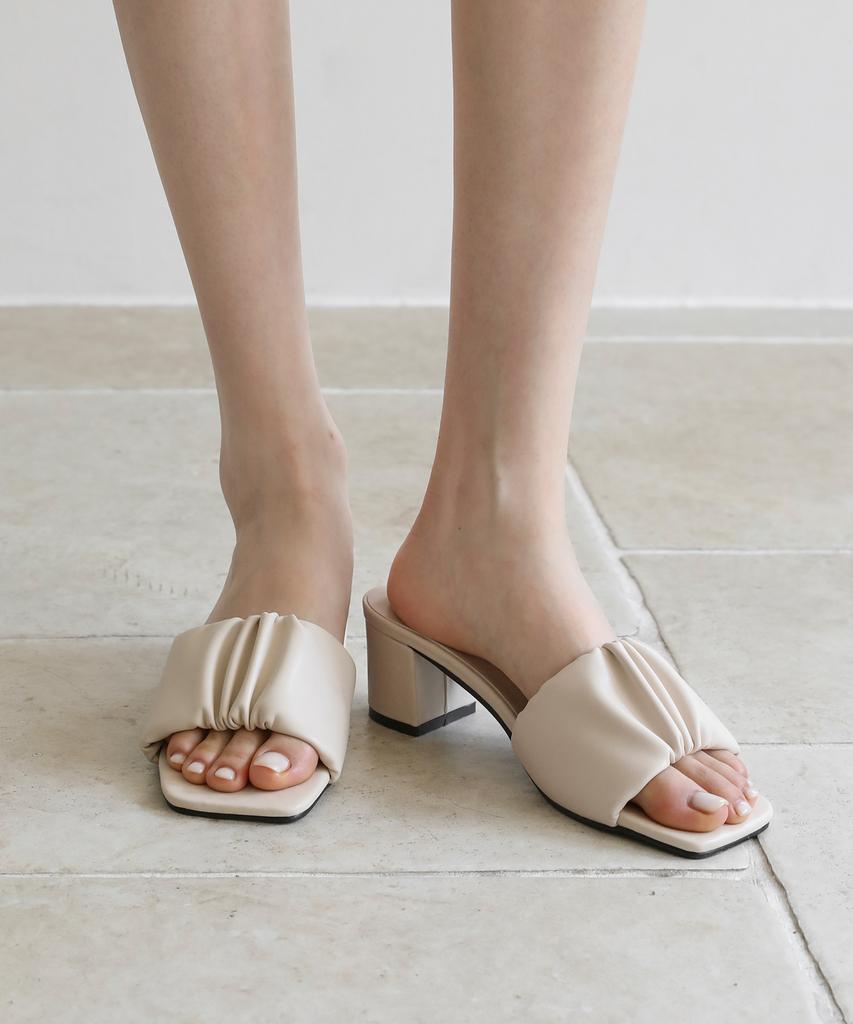 Sappun Bellir Wrinkle Mule Slippers (2/5Cm) (Type B)
