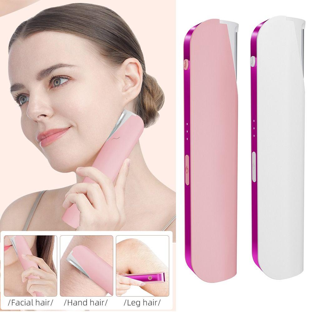 3 Customizable Speeds Electric Shaver 2-in-1 Design Dermaplaning Tool Women's Hair Removal