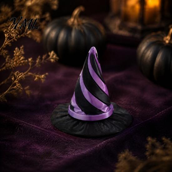 Spiral Witch Hat 3D Printed Passthrough Fidget Toy, Halloween Spooky Party Supplies Sensory Stress Relief Toy for Kids Adults, Favors Festive