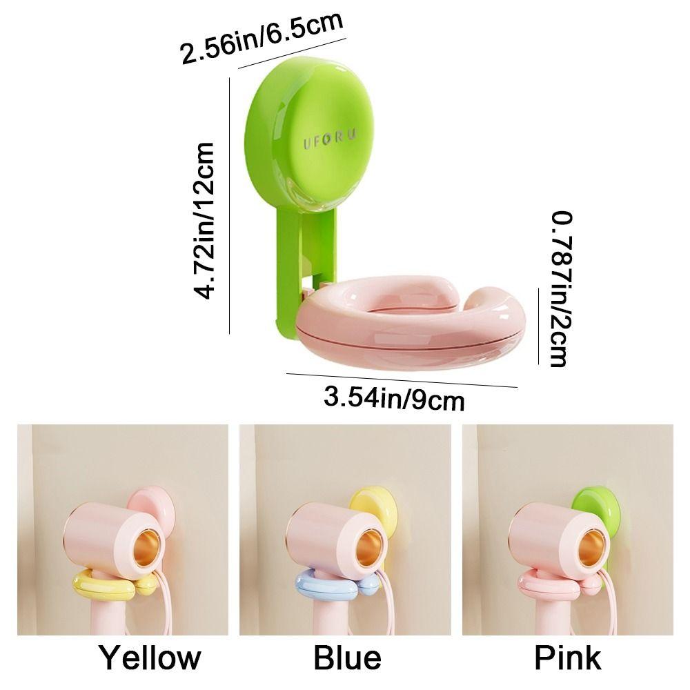 Wall Mounted Hair Dryer Racks Plastic Blow Dryer Holder Hair Dryer Storage Shelf  for Home