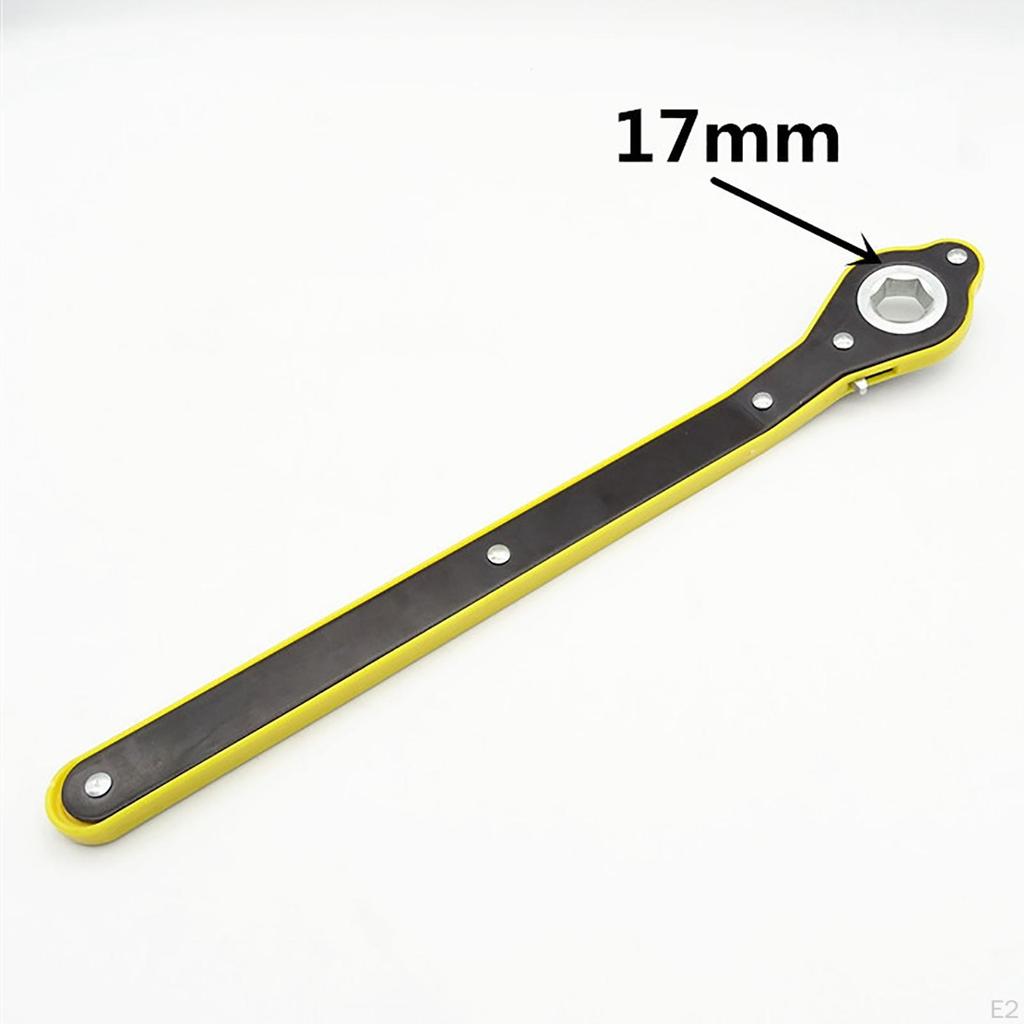 Hexagonal Ratchet Wrench Lug Handle Kit Hand Rocker Durable Useful Car Scissor Labor Saving for