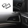 Carbon Fiber L&R AC Air Outlet Vent Fit For Ford Edge 2015 2016- Cover Trim