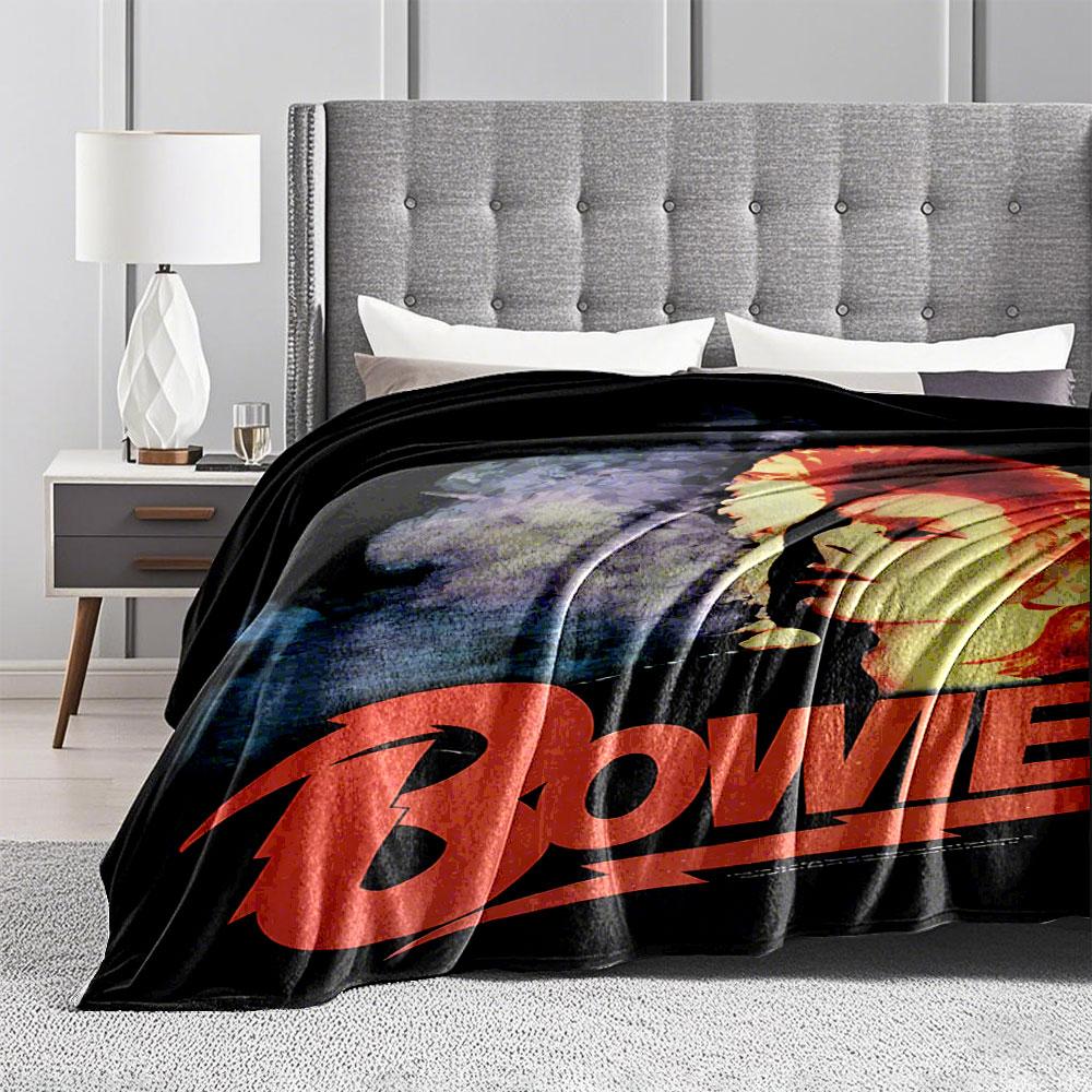 Bowie Tribute Blanket for all seasons blanket lunch break throw gift