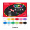 Liquid Acrylic Marker Set with Soft Tips for DIY Art & Professional Watercolor Painting