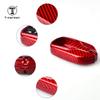 Red Carbon Fiber Key Case Cover for 13+ Maserati Quattroporte Ghibli 17+ Levante
