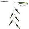 Silicone Cluster Fish Lure Anti-hanging Sole Sharp Fish Hook Simulation Bait Soft Swivel Pin Fishing Set-up Sea Fishing