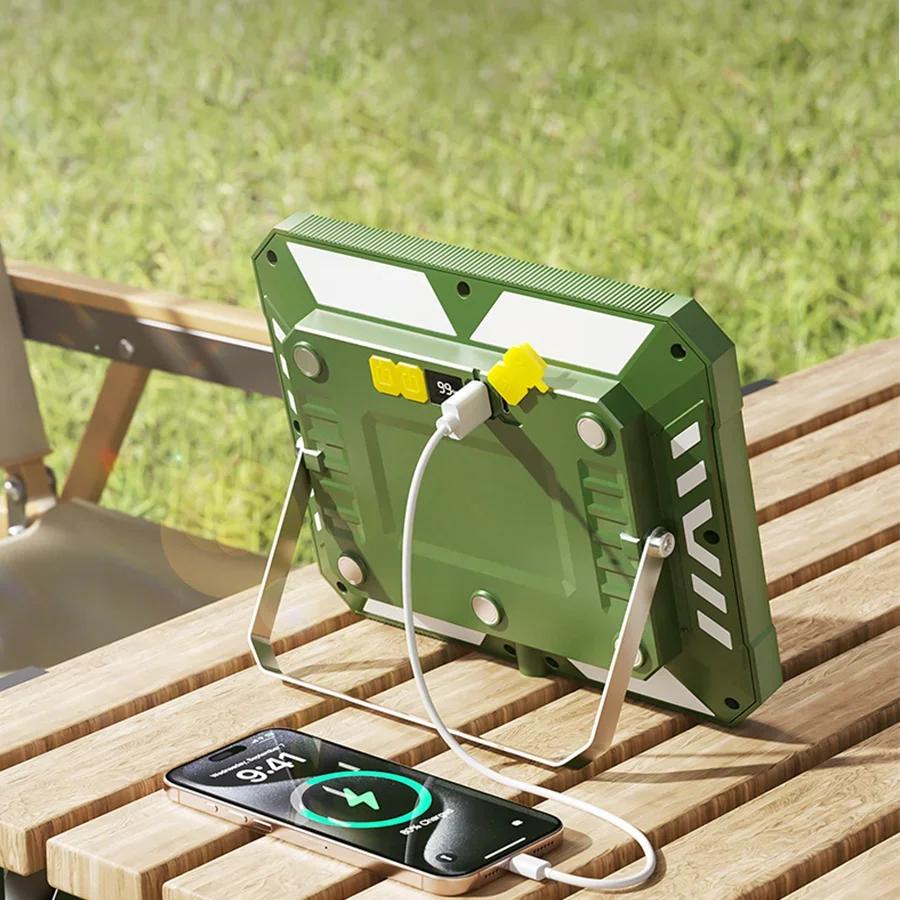 Rechargeable LED Camping Light,6 Light Modes Lantern,Powerful Waterproof Portable Hanging Flashlight Outdoor Emergency Lighting