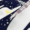 Dyeing Anbo Hand Towel Navy Authentic Dyed Cotton Tokuoka Made in Japan 35cm x 100cm "Kamakura Blue" 100%