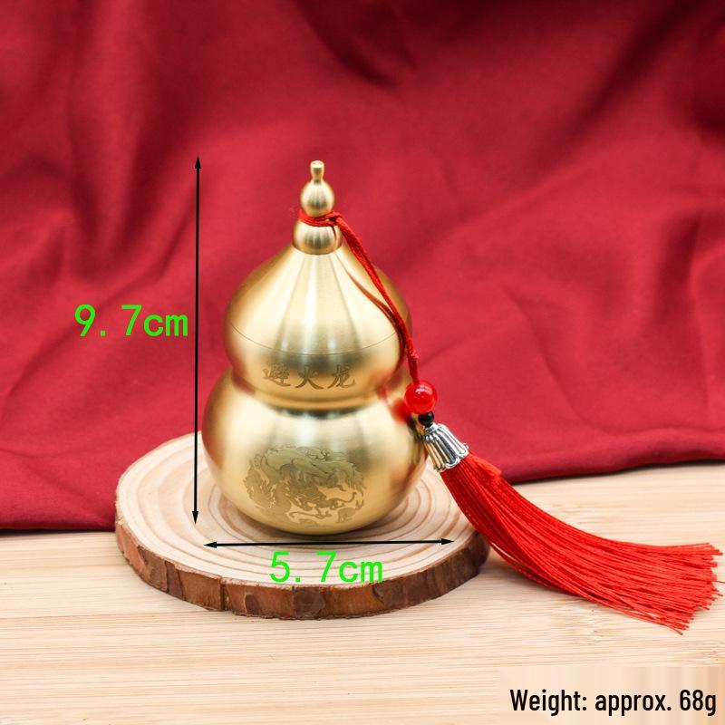 Brass Fire-Avoiding Dragon Bottle Opener with Auspicious Dragon Pattern - Creative Kitchen Ornament Décor.