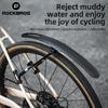 Universal Bicycle Mudguard, Rear, Front, Adjustable, Black