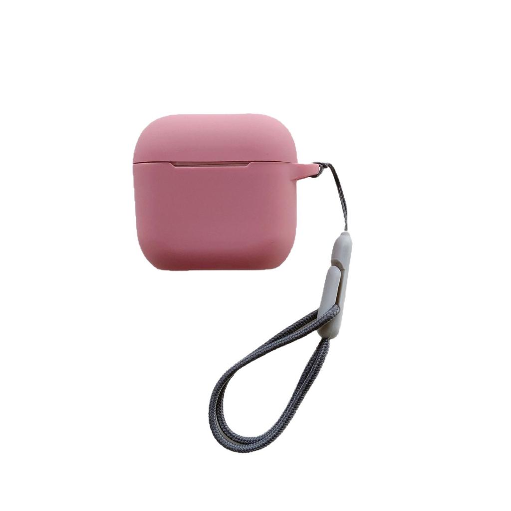 Applicable to the new airpods 4th generation protective case Apple earphone silicone solid color protective case Bluetooth earphone case soft case