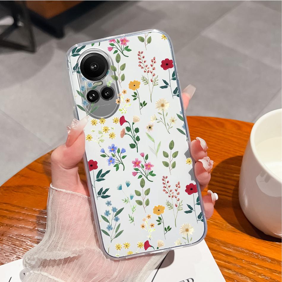 Case For Oppo Reno 10 Pro 5G Special Soft Silicone Transparent Anti Drop Phone Cover For Oppo Reno10 10Pro Back Shell Funda Capa