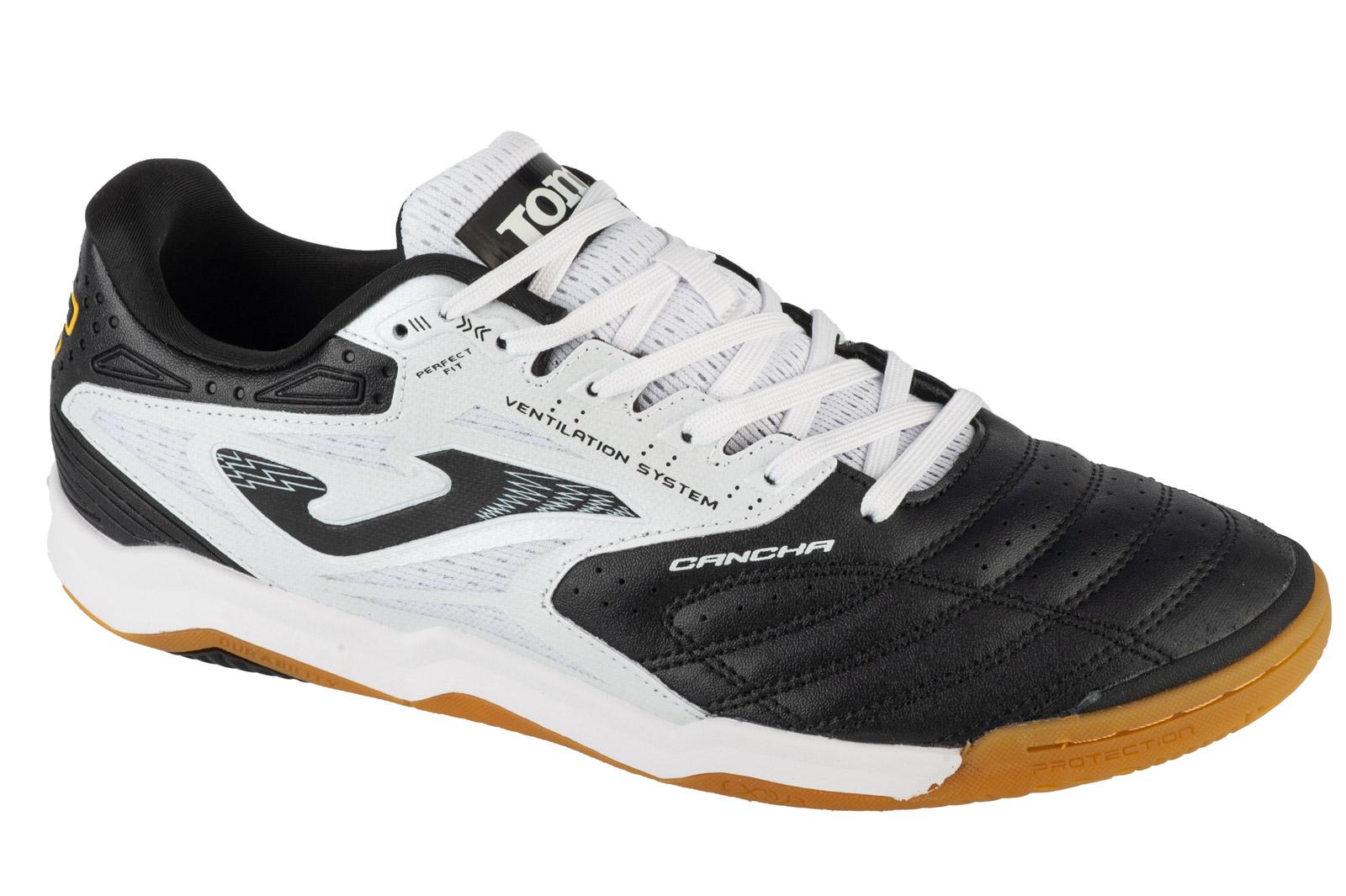 Joma Cancha 25 CANS IN, Herren schwarze Hallenfußballschuhe 42 schwarz