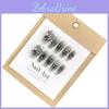 Handgefertigte Retro Gothic Style Nagelsticker Mit Abnehmbarem Design Schmetterling
