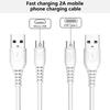 USB2.0 Charging Cable Quick Charging Data Cord Male 2A USB to USB 5Pin/Type C Connector Wire Line for Phones Tablets