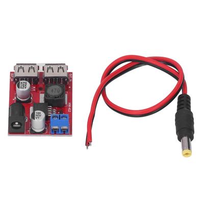 Gleichstrom 6 V?30V auf 5V Solarladeregler Leiterplatte Spannungsstabilisierungsregler Solarenergie Abwärtswandler USB