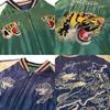 TAILOR TOYO Sukajan 2025 Early 1950s Style Acetate Souvenir Jacket TIGER HEAD JAPAN MAP AGING MODEL Tiger Head Japan Map × TT15710-145