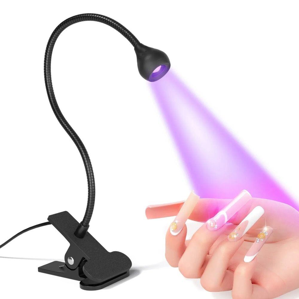 Gooseneck Nail Dryer Light Quick Dry LED Nail Lamp Nails Art Tools Mini UV Light Dryer  Manicure