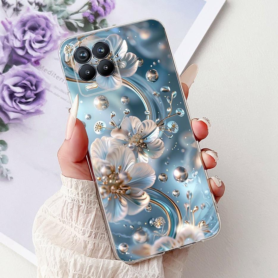 For Realme 8 4G Case Realme8 Pro RMX3081 Popular Fashion Painted Cover Soft Slim Phone Case For Realme 8 Pro Realme8 8i 4G Shell