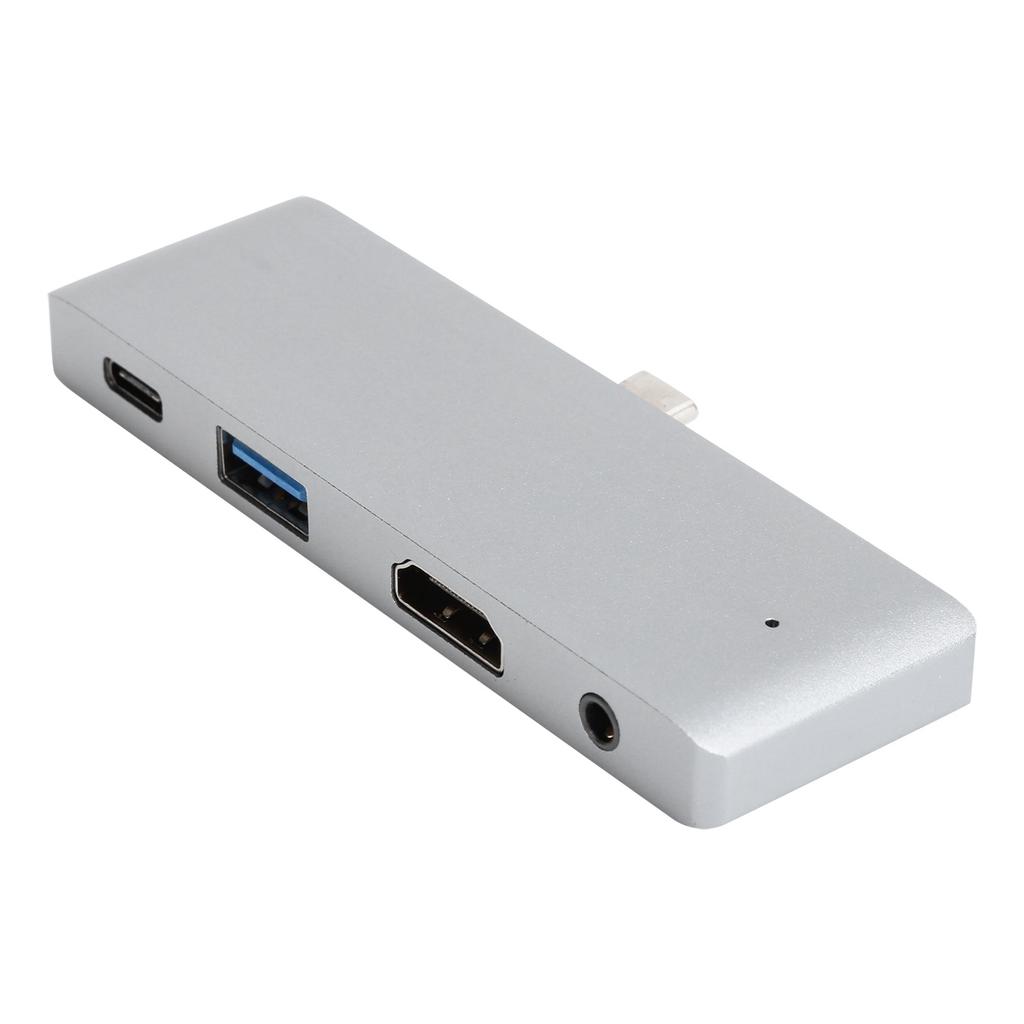 4in 1 Type C Hub Docking Station TypeC To HD Multimedia Interface Audio3.5+USB3.0+USB C Adapter