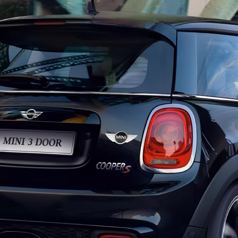 Metal Car Styling Emblem Sticker Auto Body Trunk Decoration For Mini Cooper JCW Works Hatch F54 F55 F56 F57 F60 R50 R52 R53 R55 Lzkpf00