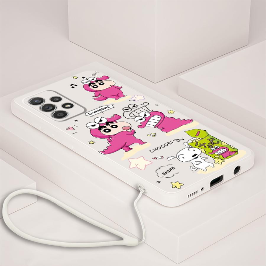 Phone Cover Case for Samsung Galaxy A34 A13 A14 A36 A26 A22 A52 A24 A11 A12 A15 A16 A51 A35 Cool Crayon Shin-chan