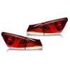 1 Pair Car LED Tail Lights Left Right Dynamic Turn Signal Rear Brake Lamps Fit For IS250 IS350 XE20 2006 to 2013