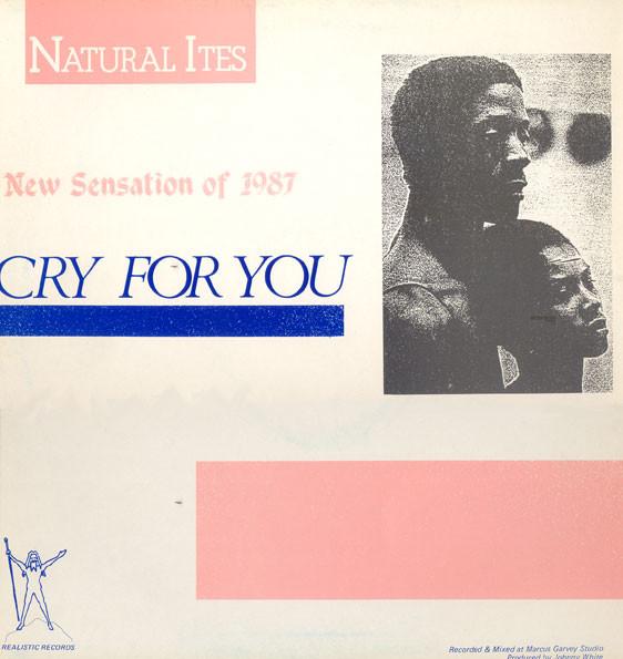 

12inch Record NATURAL ITES Cry For You RR06 Realistics Reco 1987 UK Reggae Ska Dub Used
