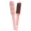 Multifunctional Double Sided V Brush Hair Care Hair Straightener Hairdressing Clamp Comb Anti-Static Anti-slip