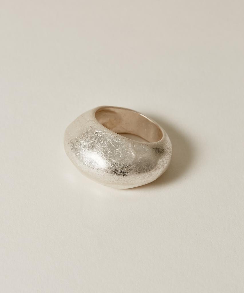 Novice Tokyo Vintage Chunky Disc Ring / Silver