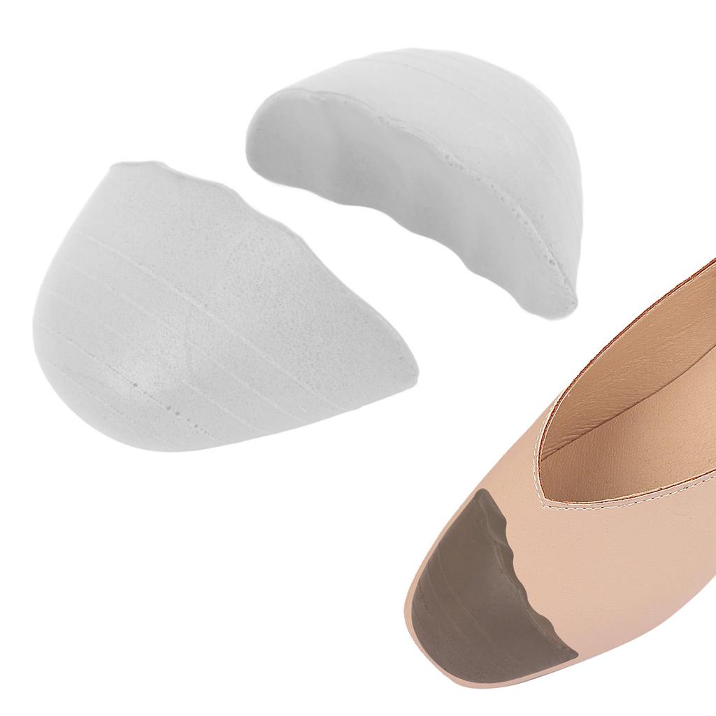 5 Pares Relleno Redondo para Zapatos Inserto Espuma PU Gruesa Suave Cojín para Puntera Rellenos Relleno de Zapato de Medio Tamaño para Mujeres Hombres