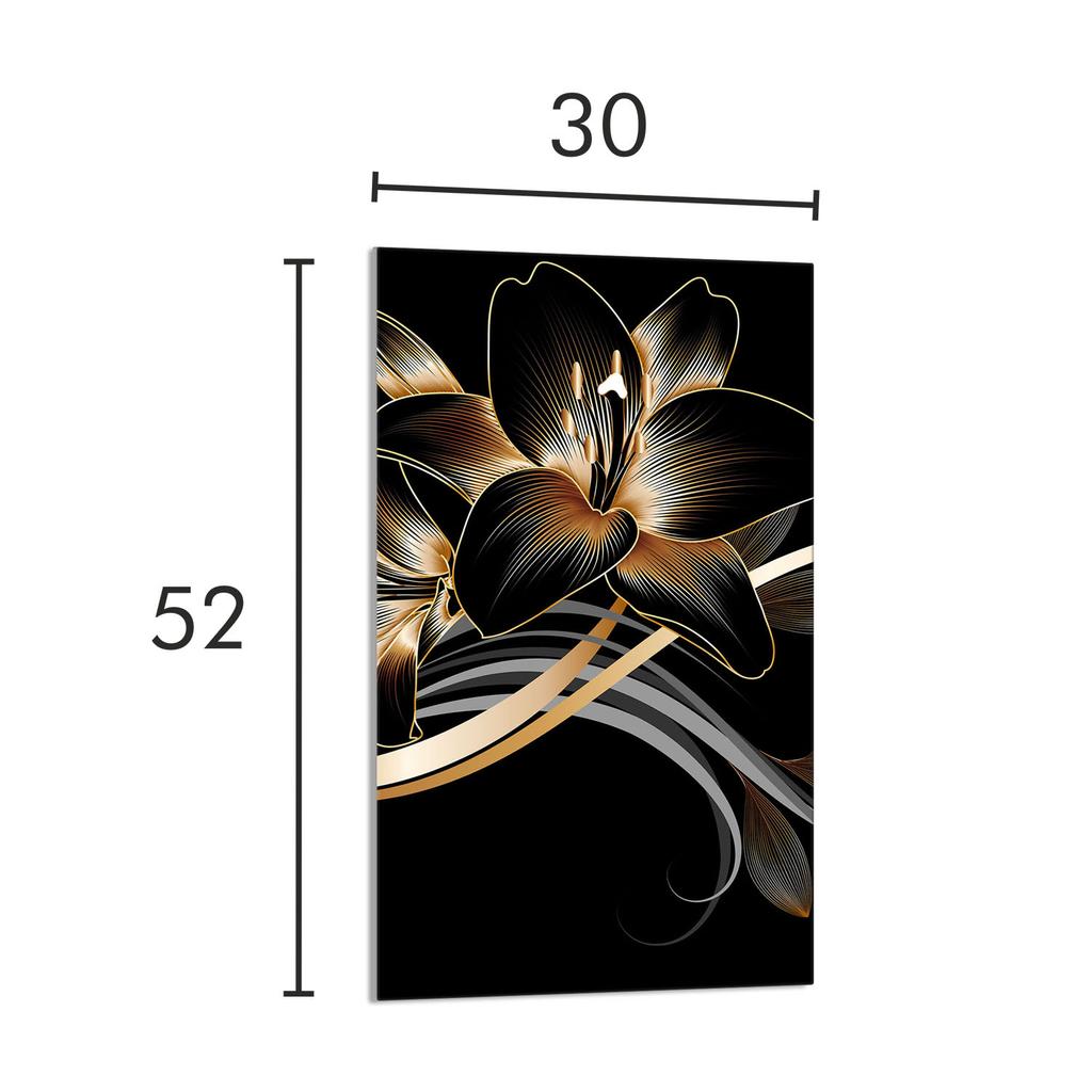 SZKLANA DESKA DO KROJENIA 30x52 Orchidea