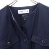 Converse One-piece Style No Color Coat Navy Blue Thin Women Used