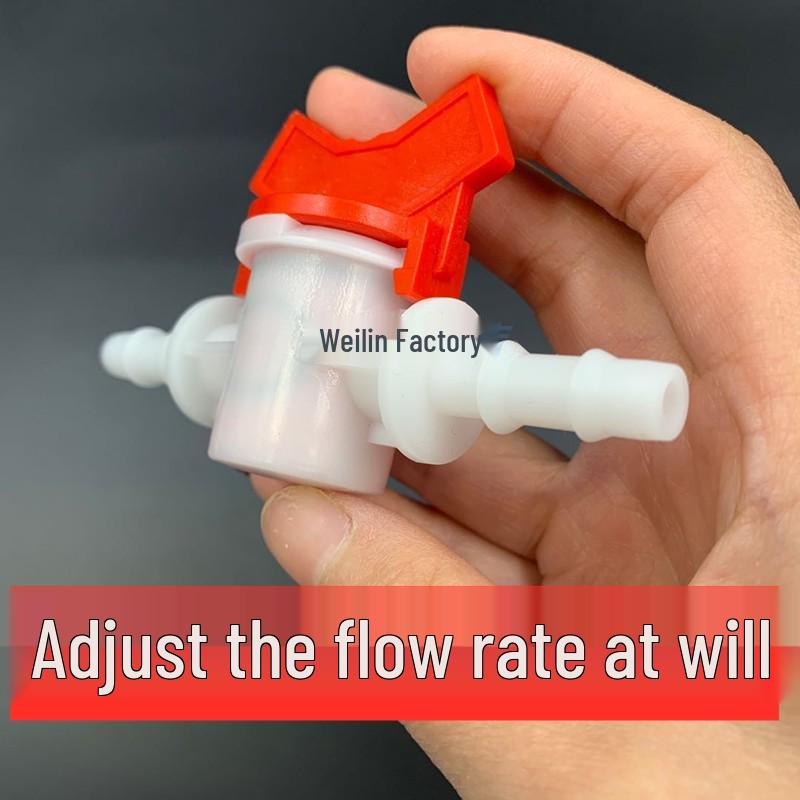 Plastic Quick-Connect Hose Ball Valve with Reducer and Flow Control