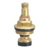Cartuccia Valvola Rubinetto Ottone Cartuccia Rubinetto Acqua Calda e Fredda Cartuccia a 20 Denti G1/2 Accessorio Bagno 1pz