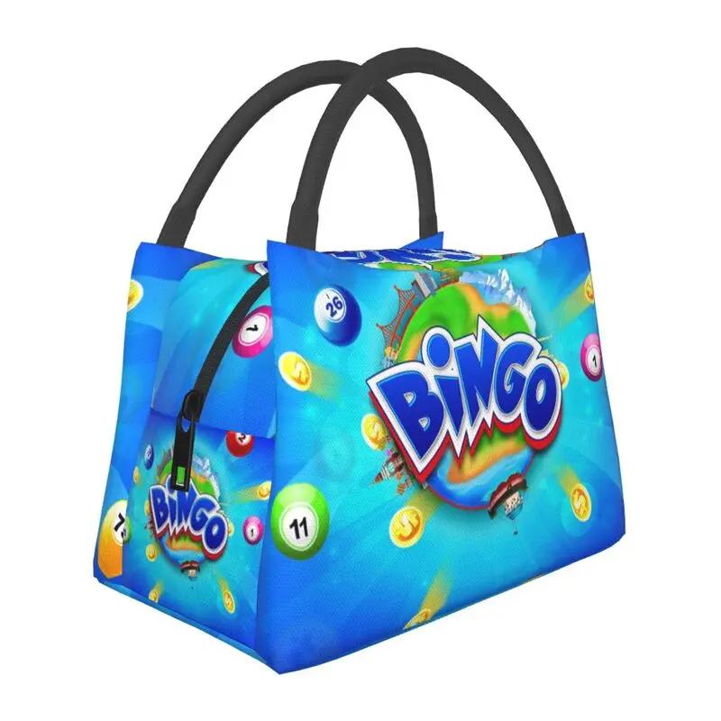 Spielen Sie Bingo-Spiel für Bingo-Spieler Isolierte Lunchtaschen für Frauen Auslaufsichere Thermokühltasche Lunchbox Büro Picknick Reise