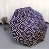 1pc Concentric Circles Automatic Open/Close Umbrella, Umbrella with cartoon Design, Portable Compact Umbrella for Men & Women, Good Holiday
