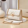RED DRAGONFLY Women's Handbag, Cowhide Crossbody Bag, Shoulder Bag, Square Bag, White