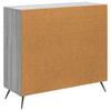 Sideboard Grey Sonoma 89 x 34.5 x 80 cm Engineered Wood