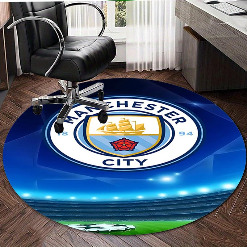 1pc Football Team (32) Design Printed Area Round Carpet for Bedroom Living Room Home Decor Rugs Mat Non Slip Mat Rug for Bedside