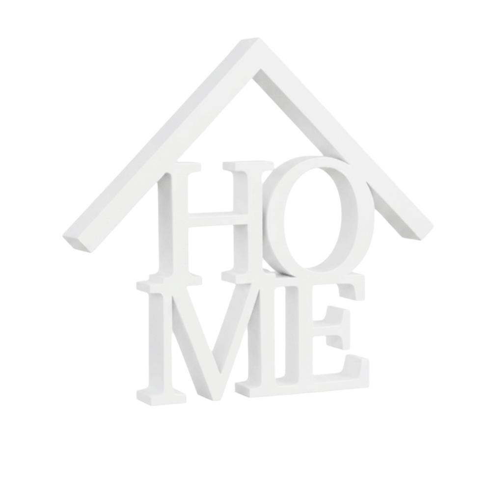 Geometric Letter Home Ornaments House-Shaped Desktop Decoration Housewarming Gift Housewarming