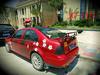 Universal No-Drill Black Aluminum Rear Spoiler for Sedans