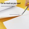 100-Meter Blank Graffiti Scroll: White Canvas for Children and Kindergarten Art