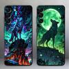 Étui pour Samsung Galaxy A57 A23 A53 A35 A26 A25 A73 A51 A32 A37 A22 A52 A36 A55 A24 Housse de téléphone A71 A72 Forêt de loups