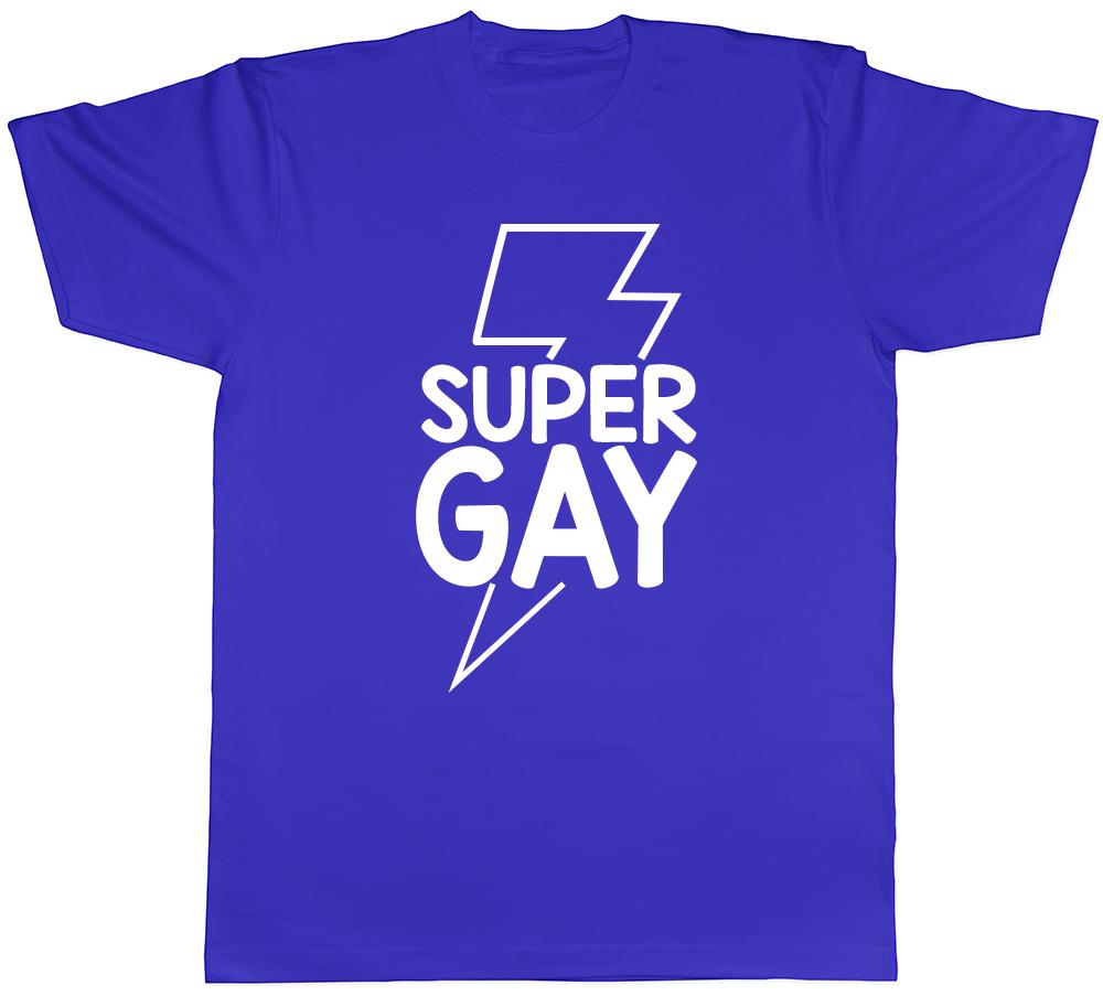 Funny Super Gay Unisexs TShirt LGBTQ Pride Love Coming Out Identity Tee