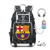 Sac à dos décontracté pour l'école, Interface USB extérieure simple, Sac de voyage grande capacité, Sac à dos tendance à réduction de charge