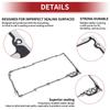 X Autohaux No.12612350 Car Transmission Filter Oil Pan Gasket for Chevrolet Avalanche 2007-2013 for Chevrolet Impala 2006-2009